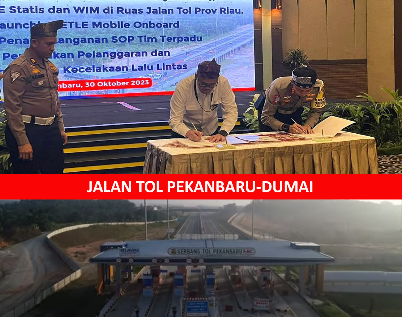 Jalan Tol Pekanbaru-Dumai Terapkan Tilang Elektronik, yang Melanggar Dapat Surat e-tilang dari Kepolisian