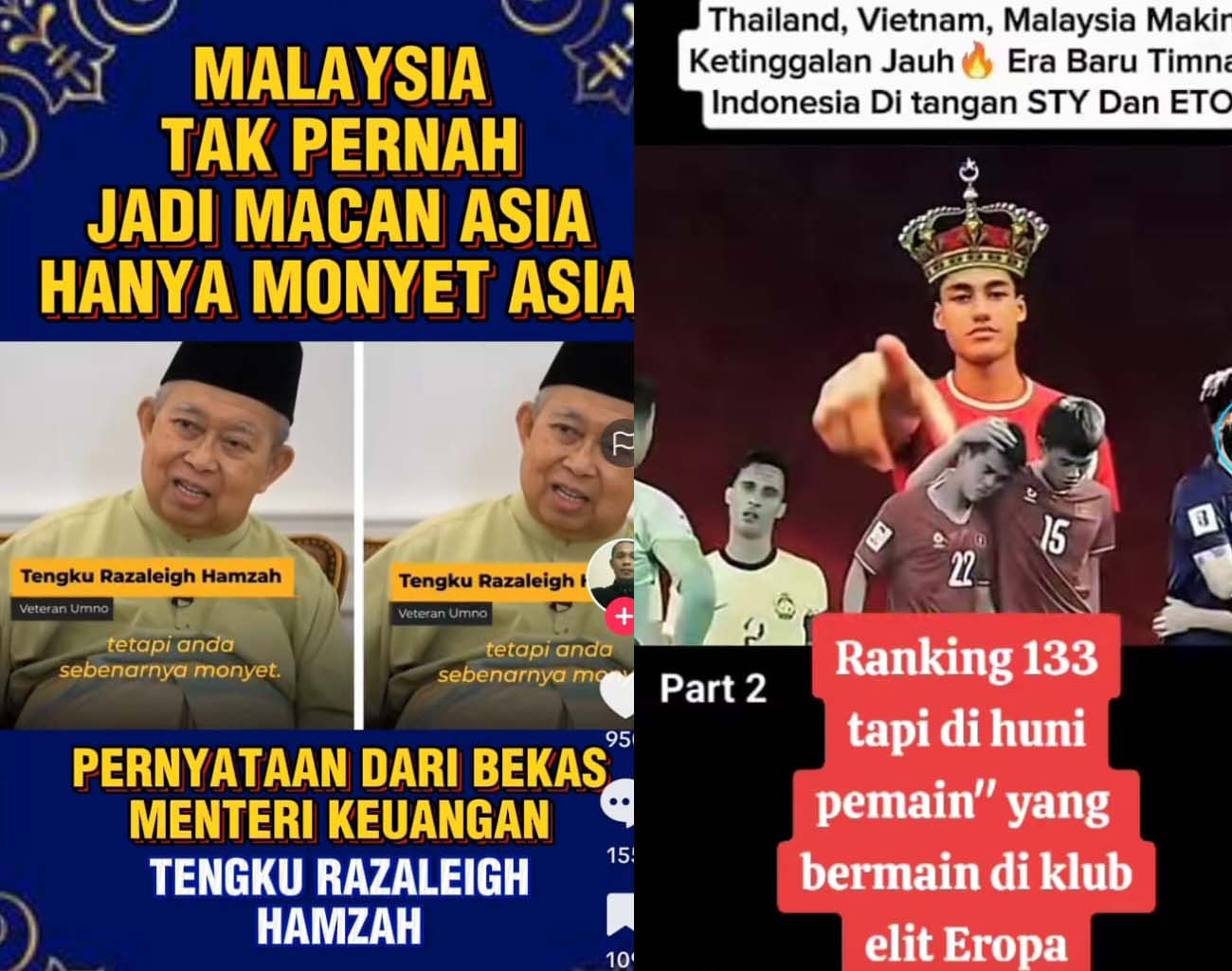 Mantan Pejabat Sebut Malaysia Monyet Asia, Pemain Elit Eropa Gabung Indonesia, Kualifikasi Piala Dunia 2026