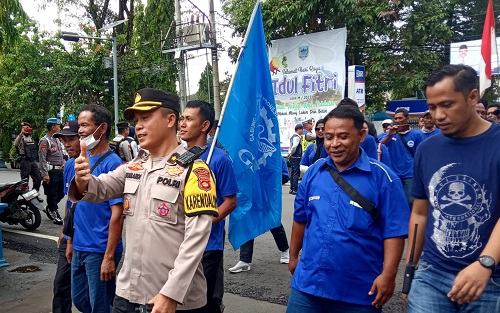 Ratusan Buruh Geruduk Pendopoan Rumah Dinas Bupati Lahat, Ada Apa ini 