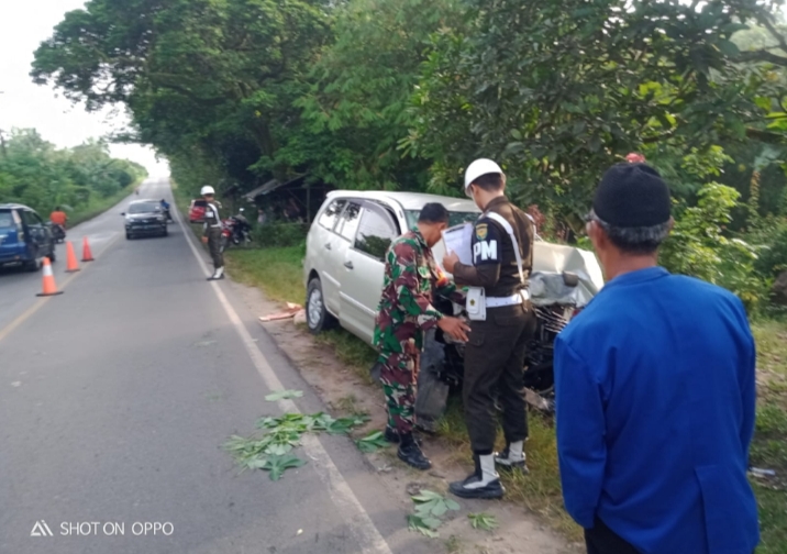 Akibat Lakalantas Satu Anggota TNI Meninggal Dunia dan Dua Luka luka 