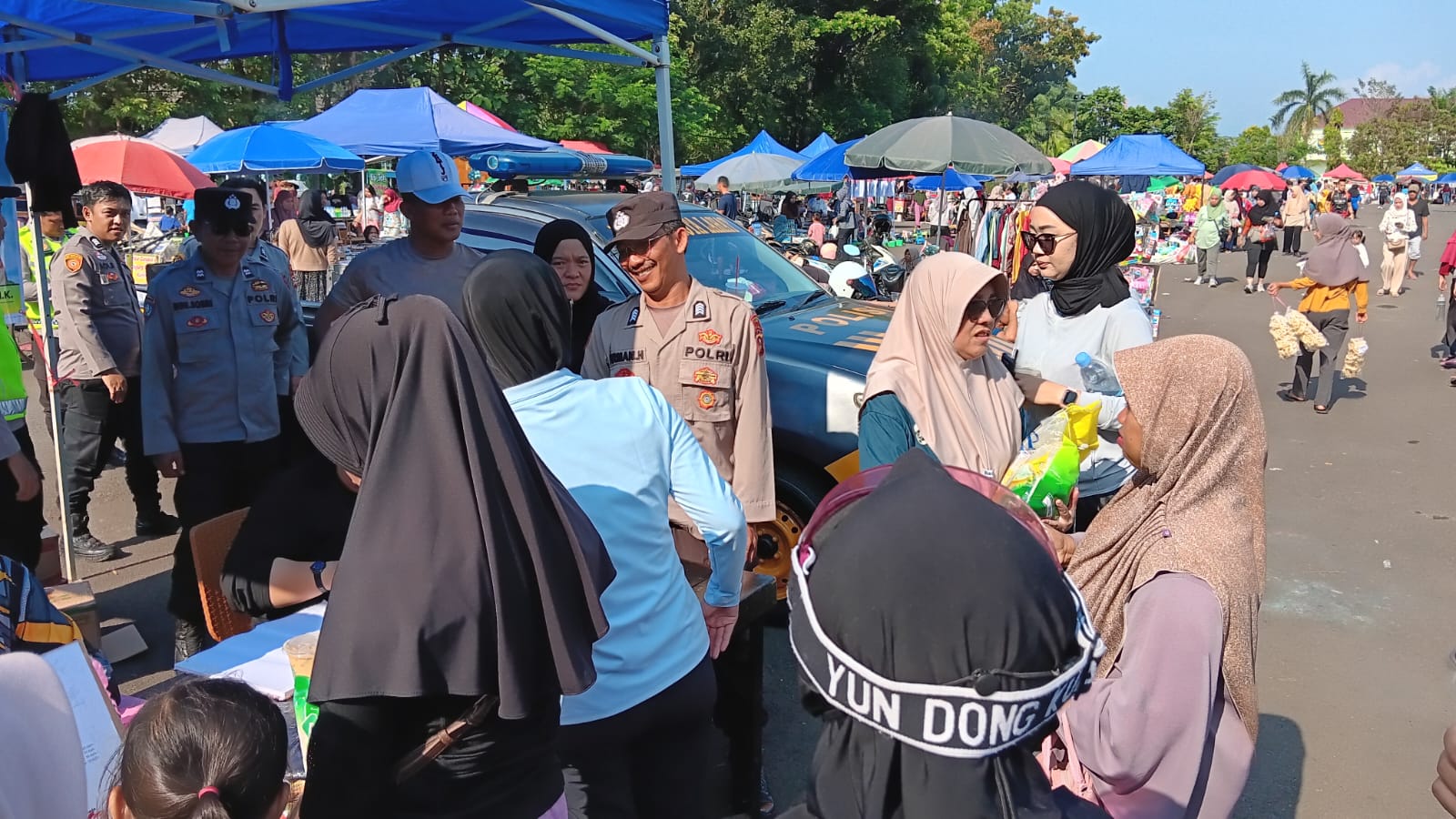 Polres Lahat Gelar Gerakan Pangan Murah (GPM) Jual Kebutuhan Pokok Lebih Rendah dari Harga Pasar