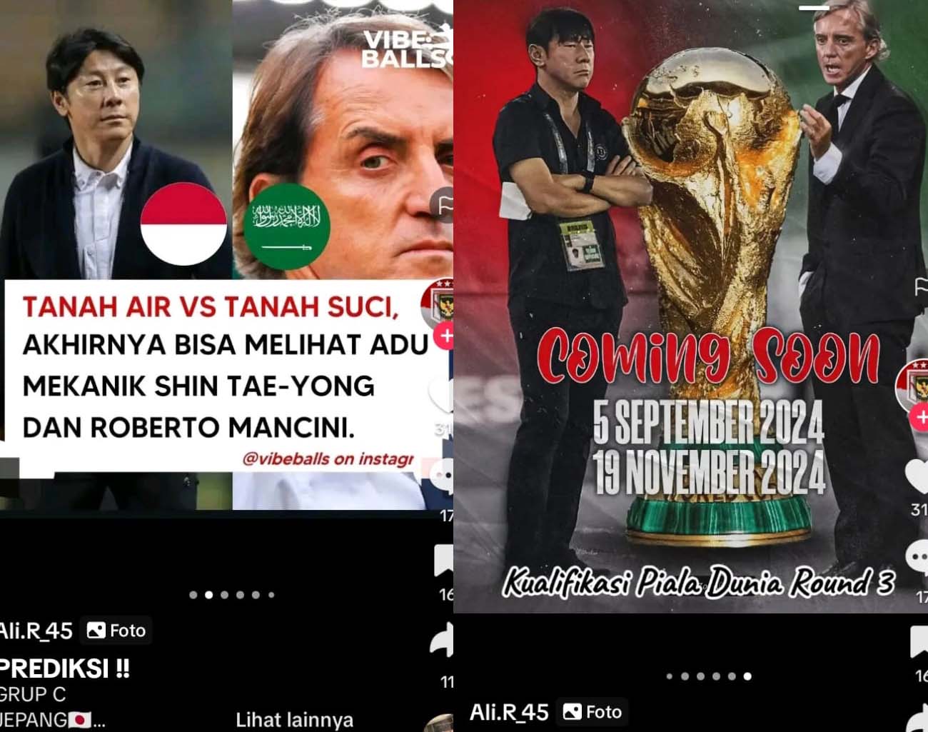 Tanah Air vs Tanah Suci, Indonesia vs Arab Saudi, Shin Tae Young vs Roberto Mancini, Kualifikasi Piala Dunia