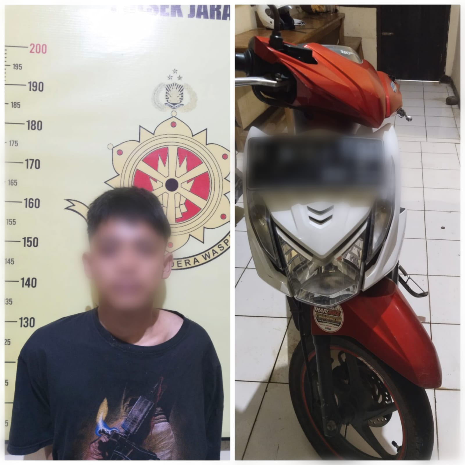 Nekat Curi Motor, Pemuda Asal Empat Lawang Ditangkap Polsek Jarai