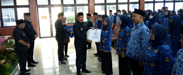 Pesan Bupati Lahat Cik Ujang, Lantik 114 Pejabat Fungsional