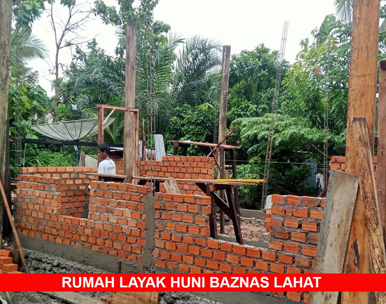 Inilah Perkembangan Pembangunan Rumah Layak Huni Baznas Lahat di Tanjung Payang