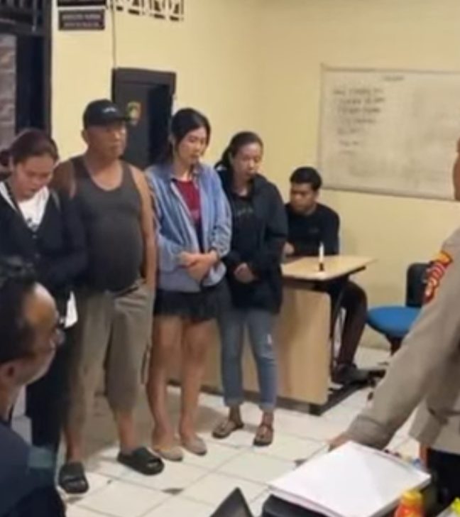 Polisi Tertibkan Warung Remang-remang di Merapi Barat, Puluhan Orang dan Belasan Motor Diamankan