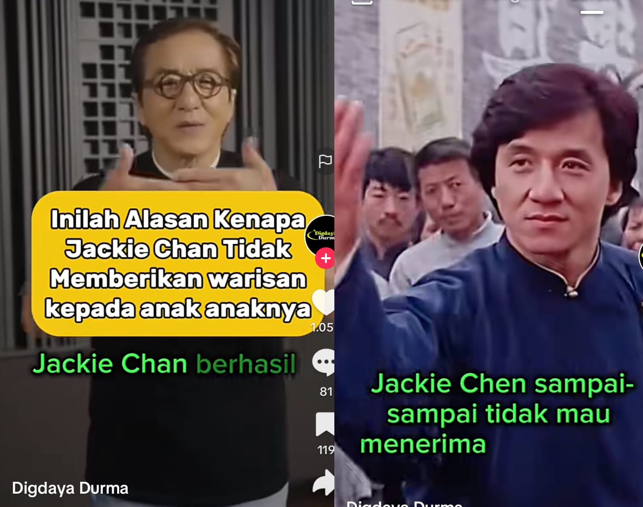 Jackie Chan ke Indonesia, Gagal Didik 2 Anak, Aktor Film China Susul Shah Rukh Khan