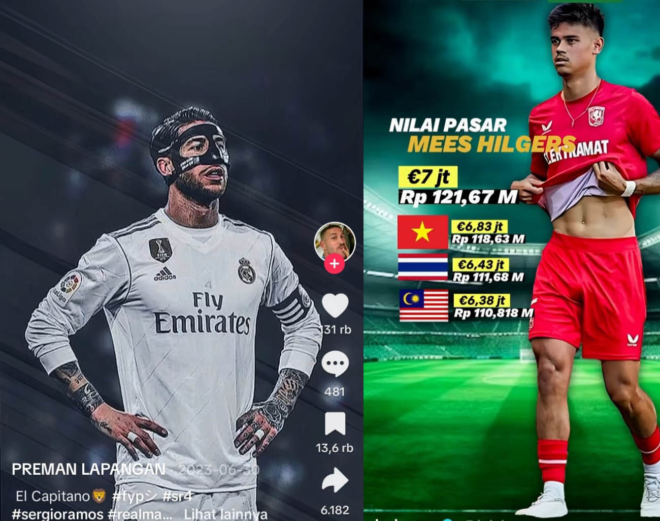 Bandingkan Mees Hilgers dan Sergio Ramos, Bek Klub Eredivisie Gabung Indonesia, Kualifikasi Piala Dunia 2026