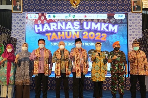 Pemprov Sumsel Dorong  Majunya Sektor UMKM Melalui  Expo 2022 di Jabar