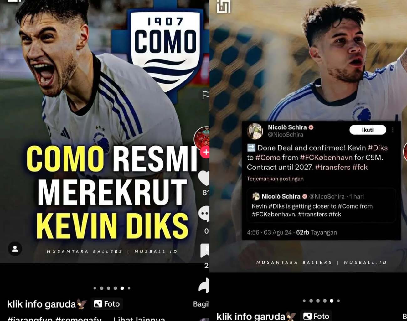 Bos Djarum Kontrak Kevin Diks, Como 1907 Liga Italia, Pemain Keturunan Indonesia, Kualifikasi Piala Dunia 2026