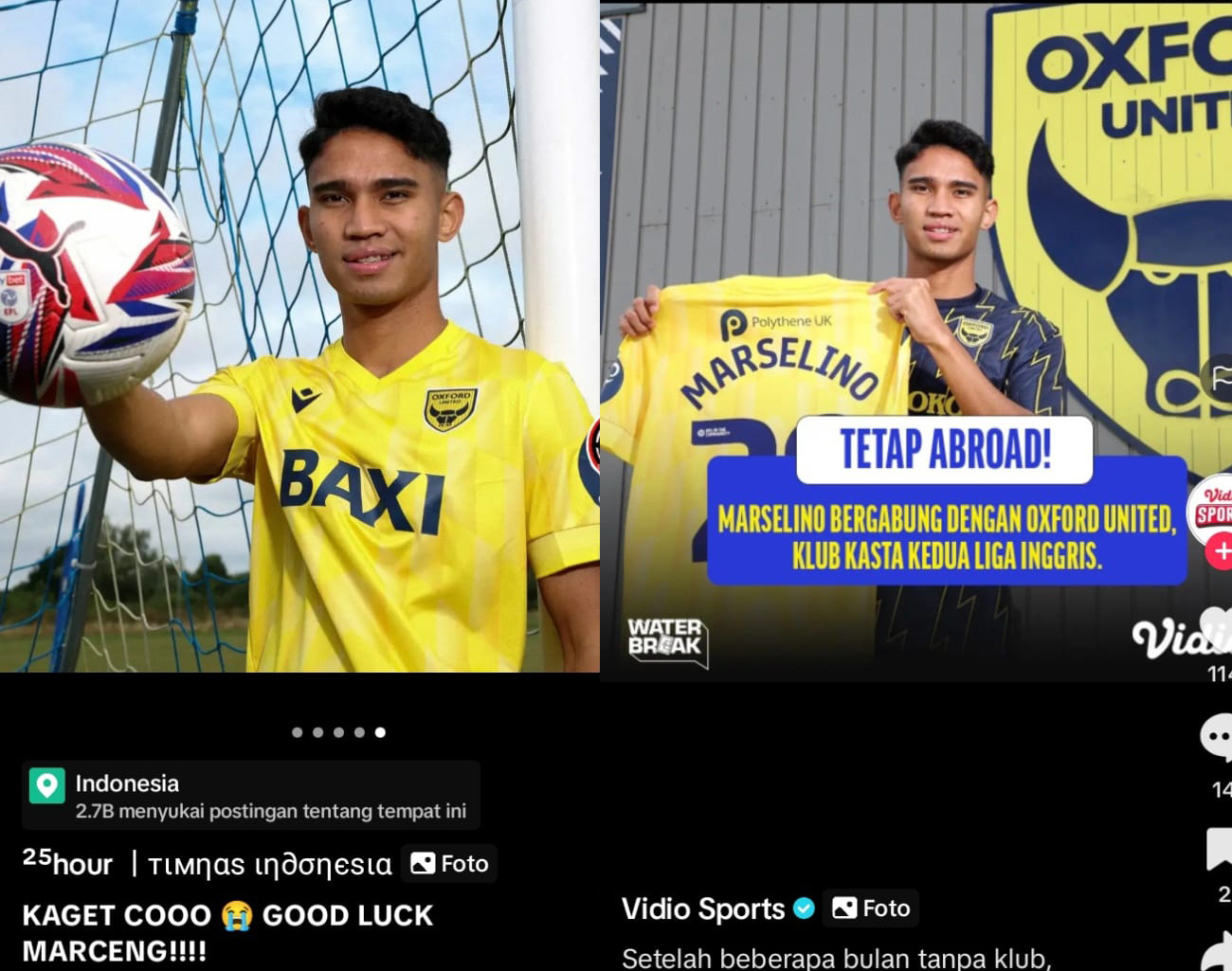 Marselino Baju Kuning Bola Merah, Oxford United, Erick Thohir-Anindya Bakrie, Kualifikasi Piala Dunia 2026