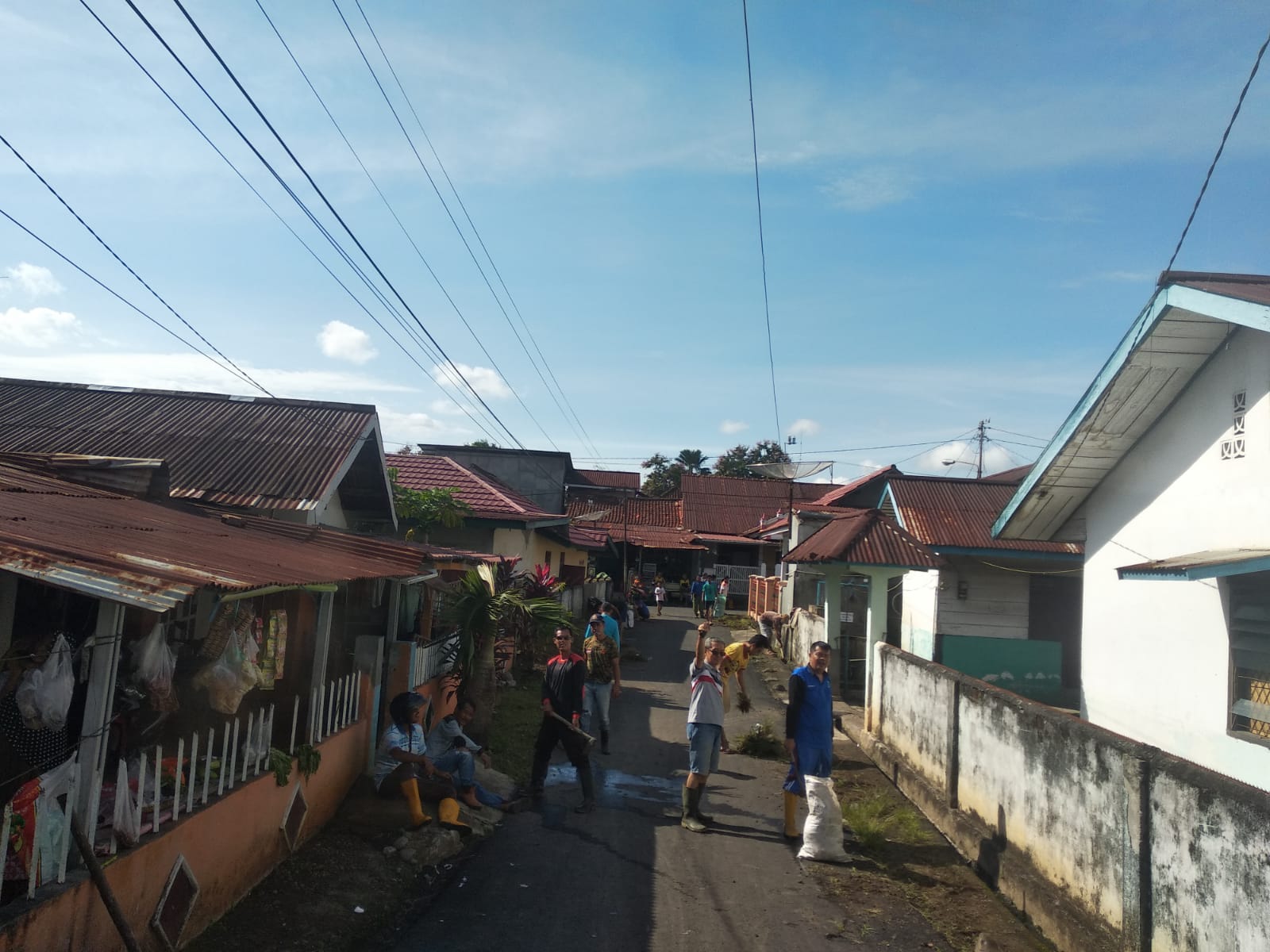 Atasi Banjir, kelurahan Talang Jawa selatan kompak ajak Warga lakukan ini