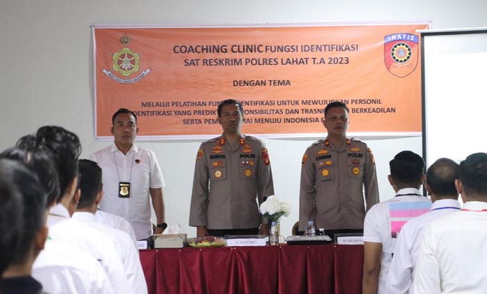 Pertajam Kemampuan Personel Reskrim Polres Lahat melalui Pelatihan Coaching Clinic