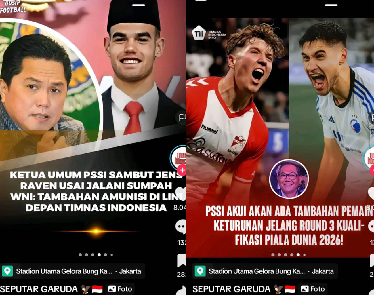 Inilah 3 Pemain Baru Gabung Timnas Indonesia, Erick Thohir Tancap Gas, Kualifikasi Piala Dunia 2026