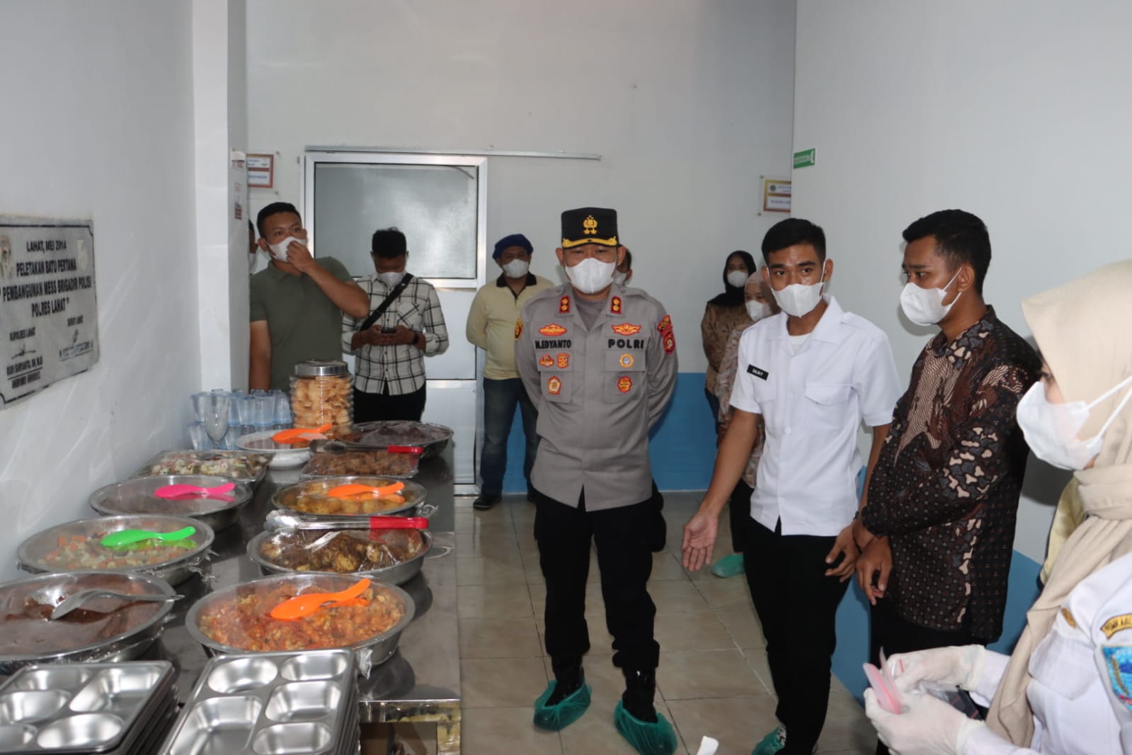 Kapolres Lahat Pimpin Syukuran Berdirinya Dapur SPPG Polres Lahat