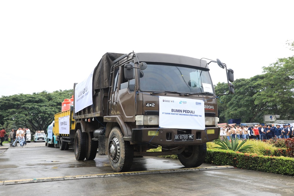 Komitmen Nyata BUMN Peduli, BRI Terjunkan Relawan dan Tegaskan Dukungan Jangka Panjang Pemulihan Bencana