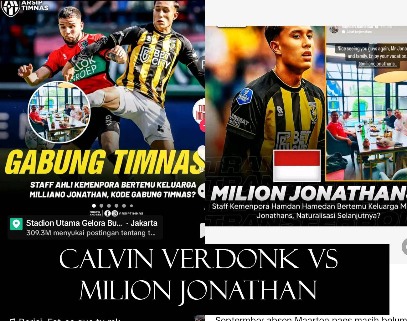 Calvin Verdonk vs Miliano Jonathans, Bersaing di Belanda, Satu Tim di Indonesia, Kualifikasi Piala Dunia 2026