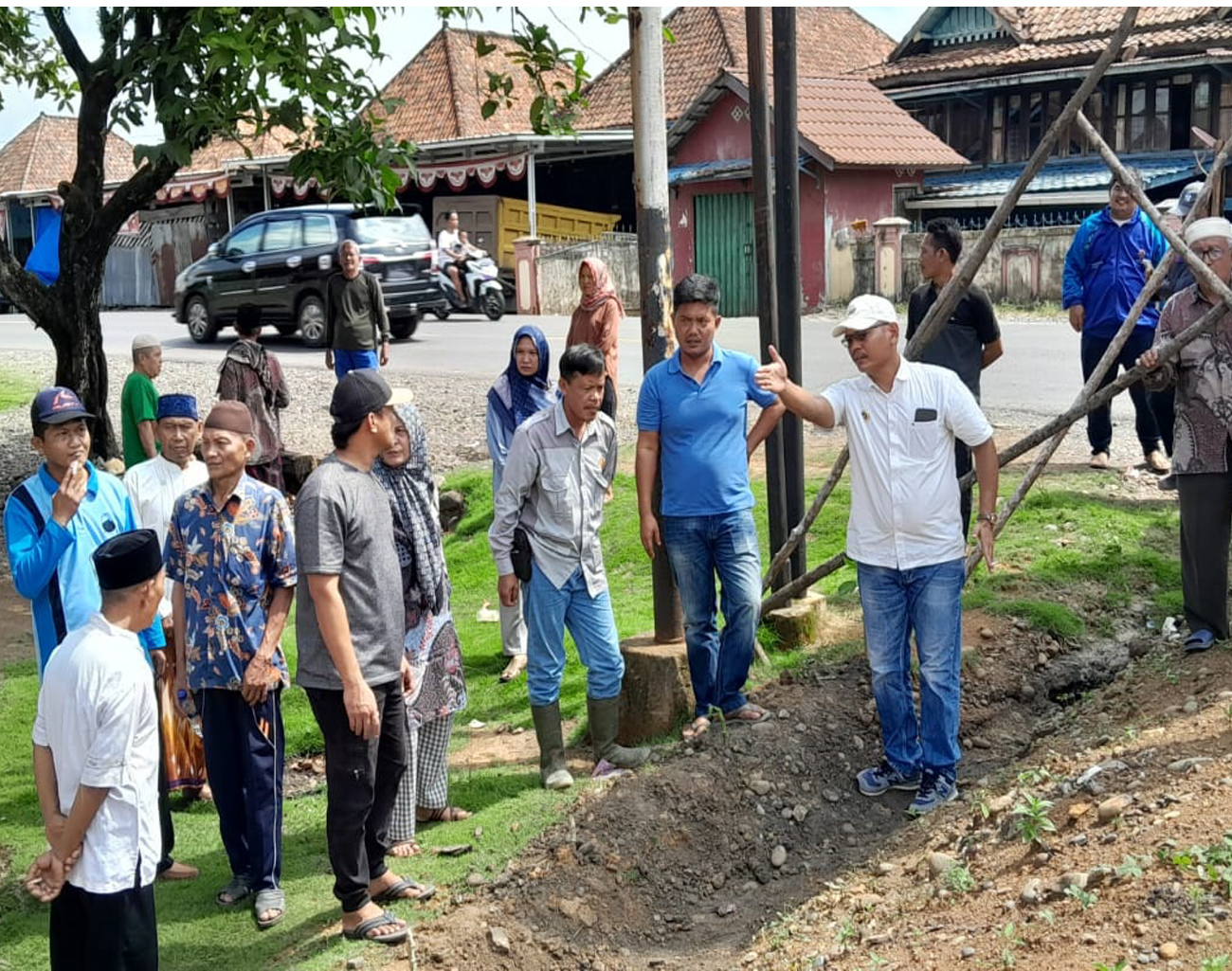 Pembangunan Masjid Bantuan CSR Perusahaan Batubara di Kabupaten Lahat Terus Berlanjut, Ini Progresnya