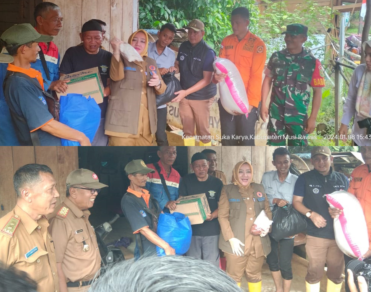 KKKS Pertamina EP Pendopo Field Beri Bantuan kepada Warga Terdampak Banjir di Kabupaten Musi Rawas