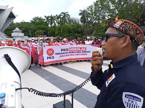 Tolak Kenaikan BBM, PKS Palembang Anggap Bansos BBM Tidak Banyak Bantu Masyarakat