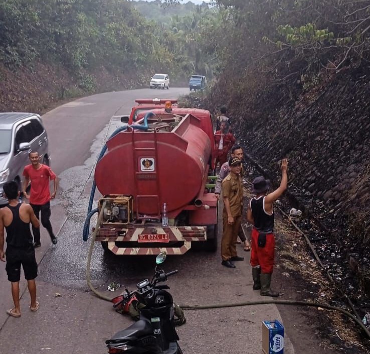 Kebakaran Kembali Terjadi di Kecamatan Merapi barat, Di Sini Lokasinya 