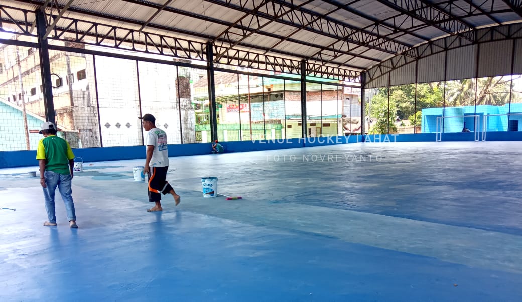 Intip kesiapan Venue Hockey Lahat, Jelang Pembukaan Porprov XIV Sumsel 2023 di Kabupaten Lahat
