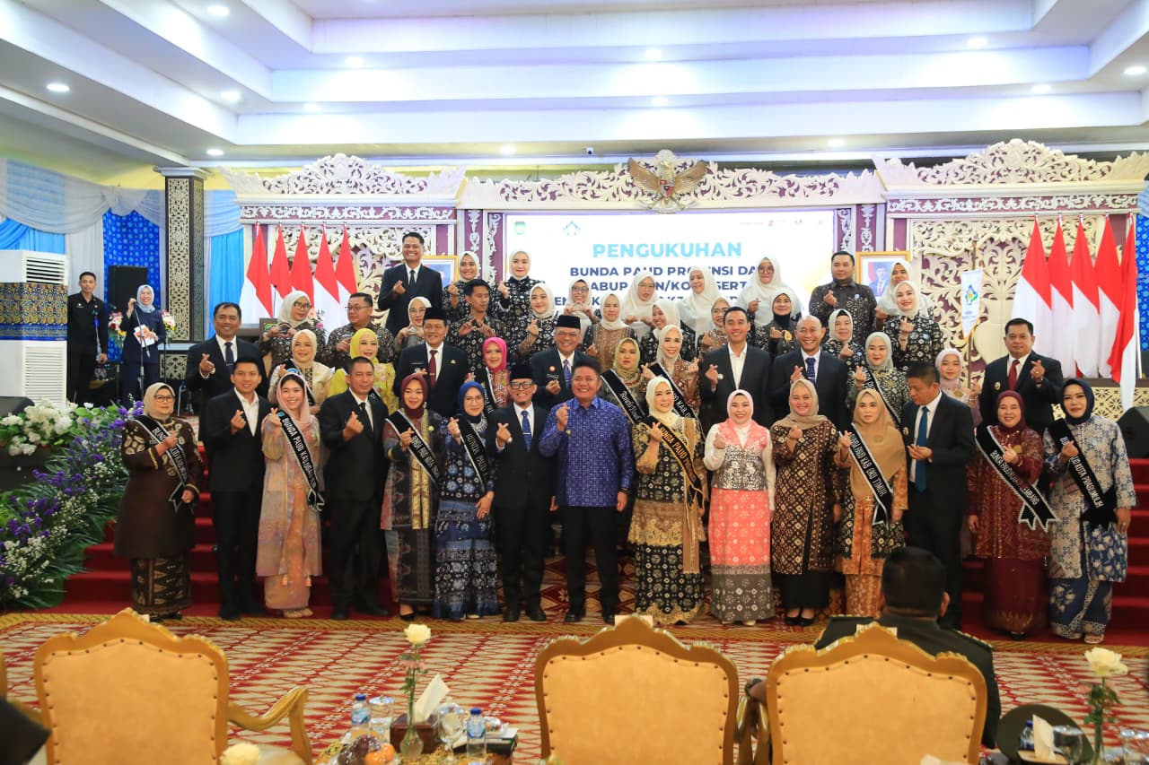 Kukuhkan Bunda PAUD Provinsi Sumsel, Herman Deru: Bunda PAUD Adalah Pondasi Generasi Emas 2045