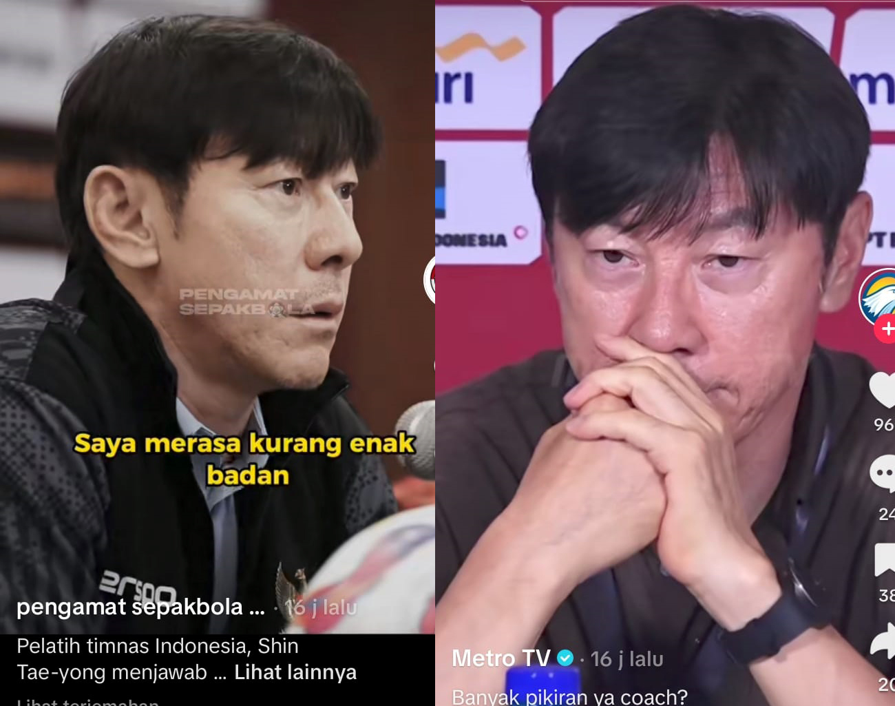 Shin Tae Young Kepikiran Ucapan DPR RI, Masuk Rumah Sakit, Indonesia vs Irak, Kualifikasi Piala Dunia 2026