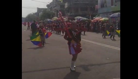 SDN 4 Merapi Barat Pemenang Juara 1 Lomba Drum Band Kategori SD/MI se Kabupaten Lahat 