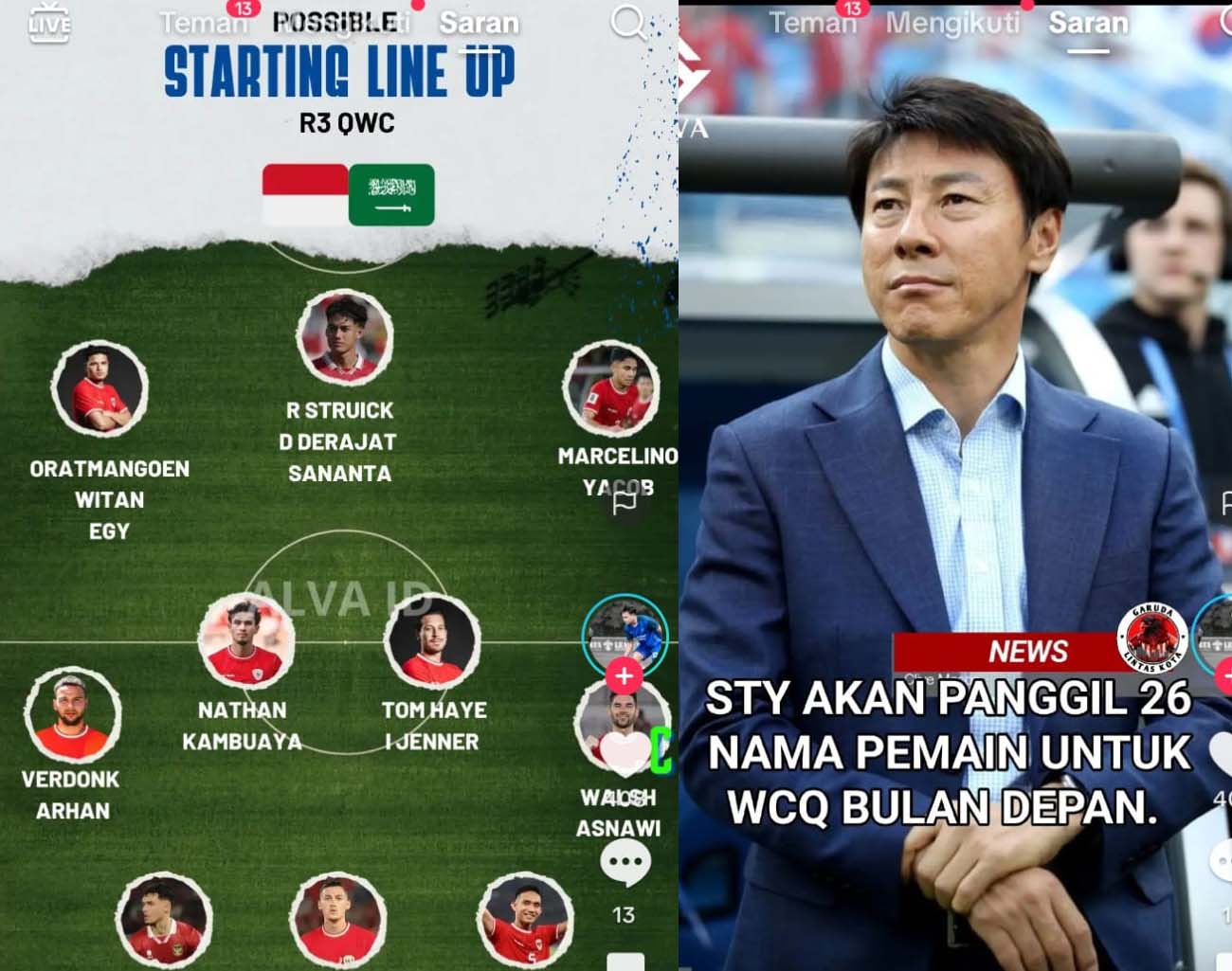 Indonesia vs Arab Saudi, Shin Tae Young Andalkan 3 Penyerang ini, Kualifikasi Piala Dunia 2026