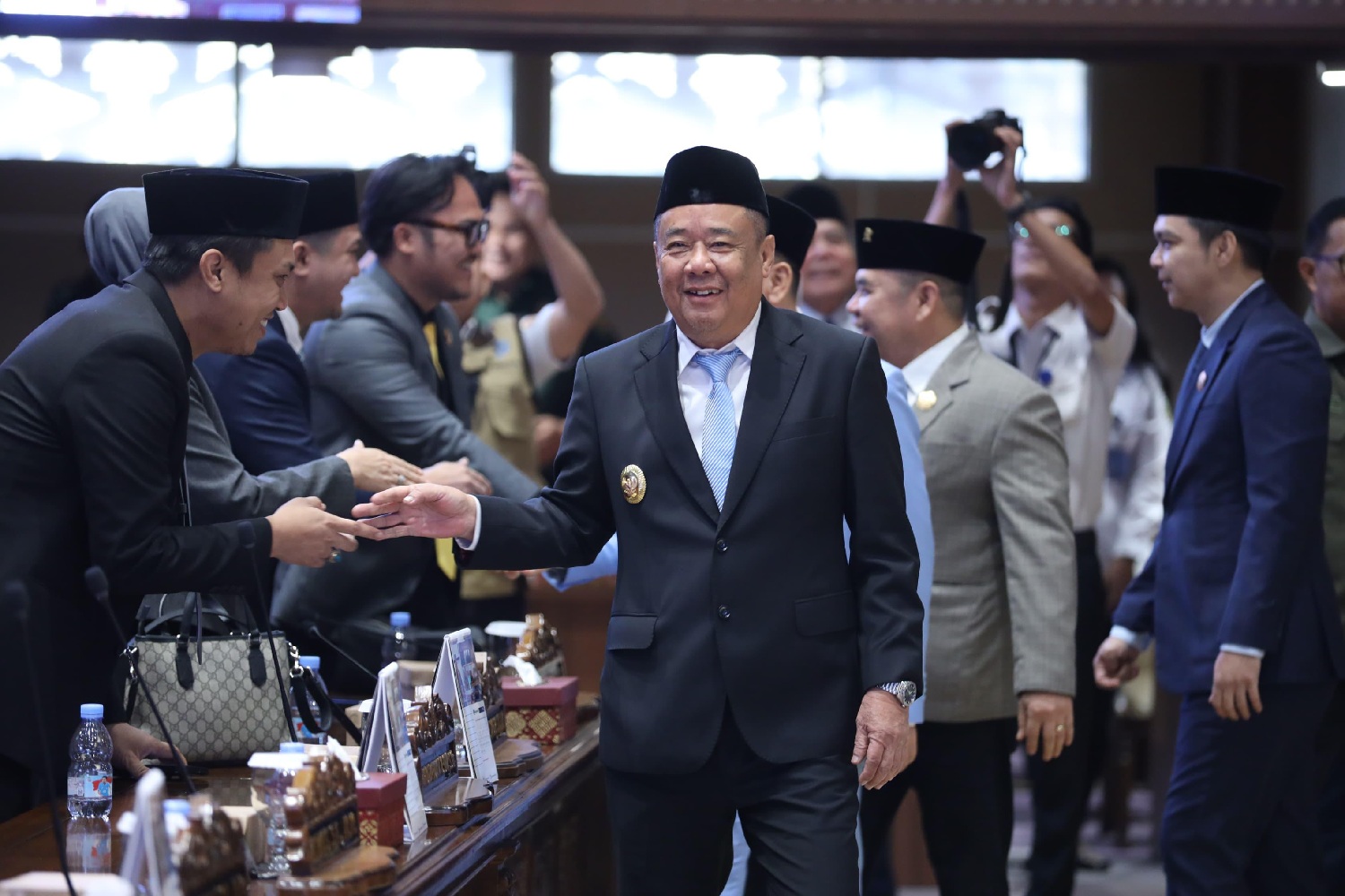 Wagub Cik Ujang Hadiri Paripurna PAW DPRD Sumsel, Ganjar Iman Resmi Dilantik Gantikan Samsul Bahri