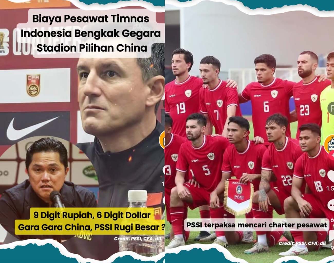 PSSI Rugi Besar, China Siapkan Stadion Qingdao, Biaya Carter Pesawat Mahal, Kualifikasi Piala Dunia 2026