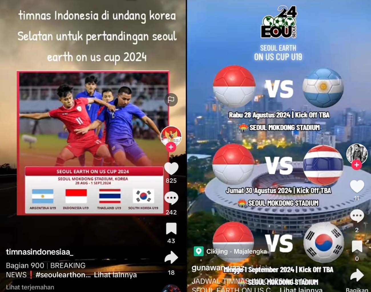 Gaskan Indonesia, 3 Negara Tantang Main Bola, Argentina-Thailand-Korea Selatan, Kualifikasi Piala Dunia 2026