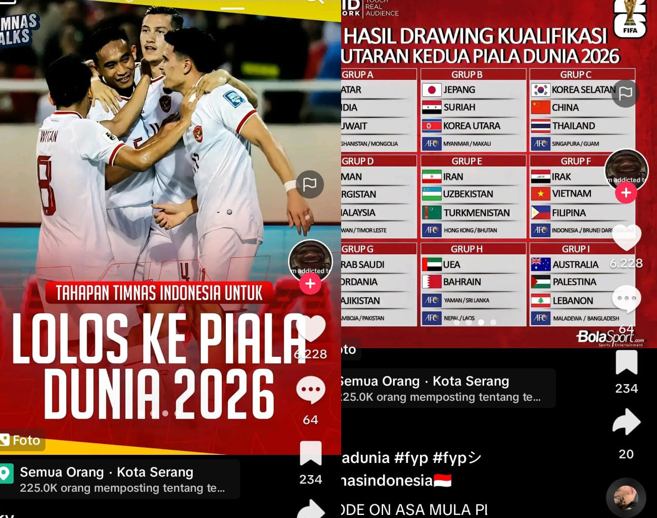 Inilah Hasil Drawing Kualifikasi Piala Dunia 2026 Putaran 2 Asia, Indonesia Gabung Grup F
