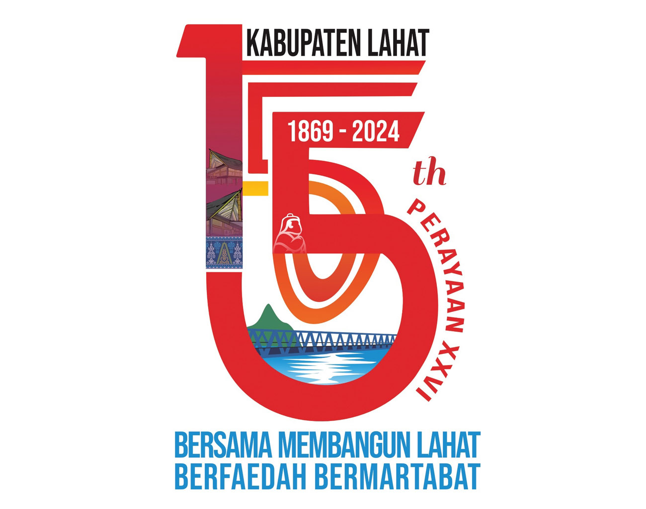 Fix, Inilah Logo Perayaan HUT Lahat ke 155 Tahun 2024