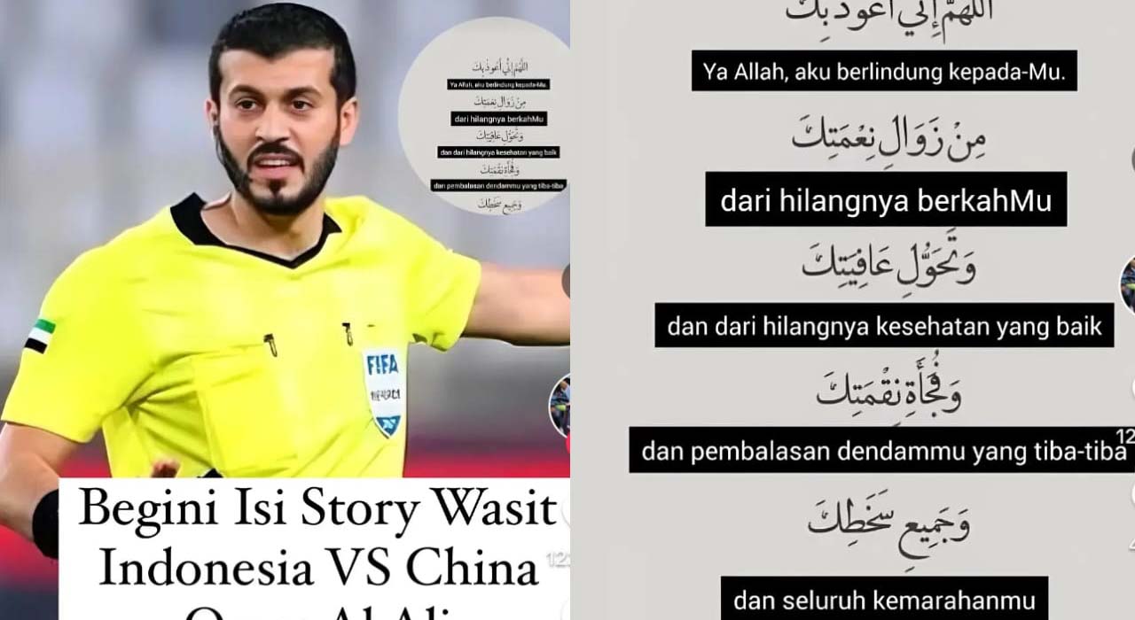 Omar Al Ali Buktikan Wasit, Stop Pertandingan Tepat Waktu, China vs Indonesia, Kualifikasi Piala Dunia 2026