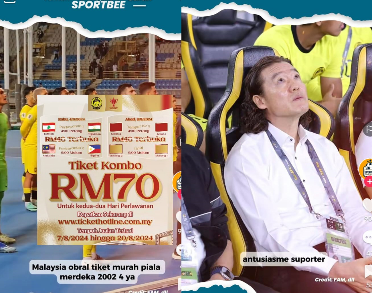 Obral Tiket Piala Merdeka, Malaysia Undang 3 Negara, Pelatih Kim Pan-gon Mundur, Kualifikasi Piala Dunia 2026