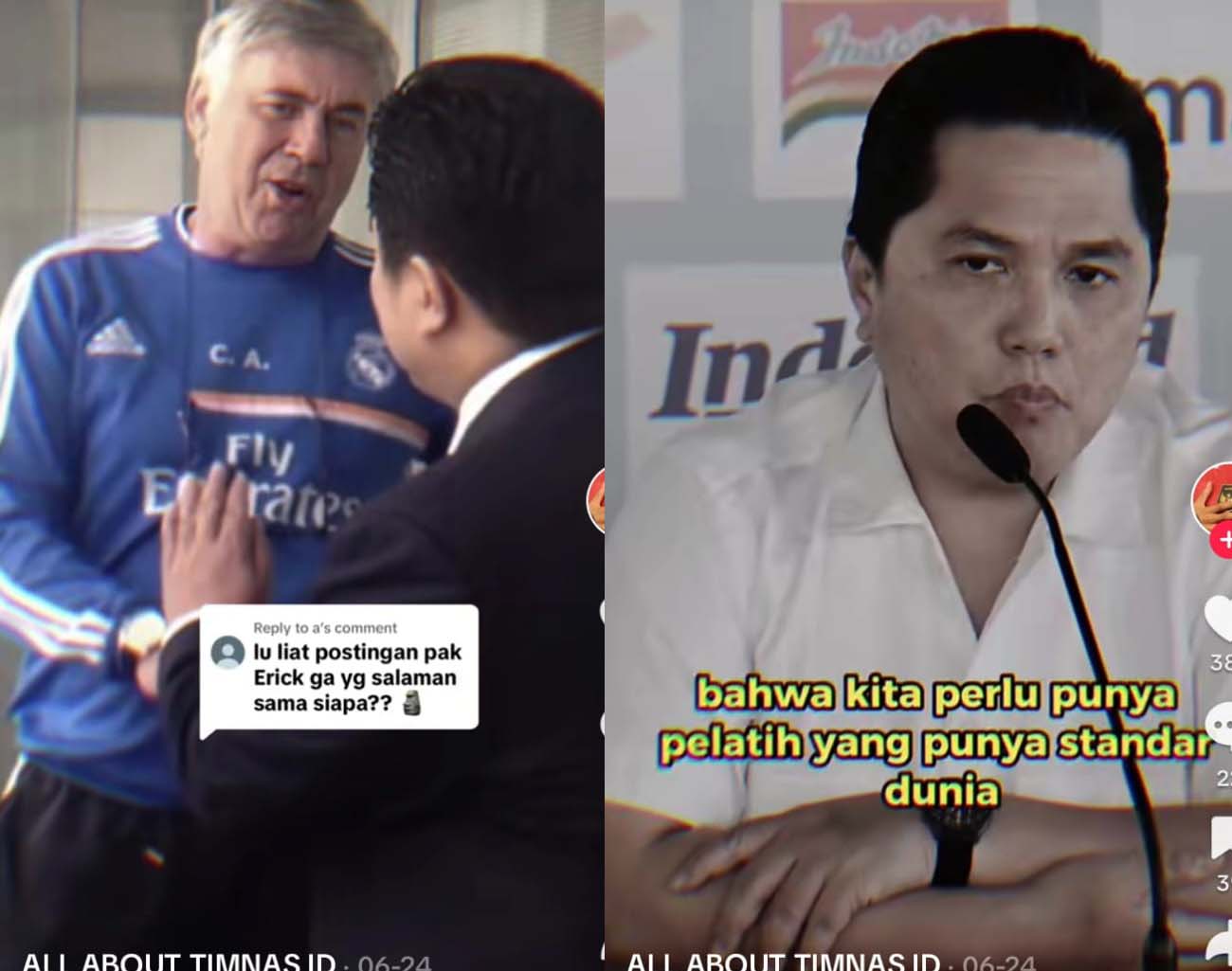 Inilah Pelatih Indonesia, Pengganti Shin Tae Young, Erick Thohir-Carlo Ancelotti, Kualifikasi Piala Dunia 2026