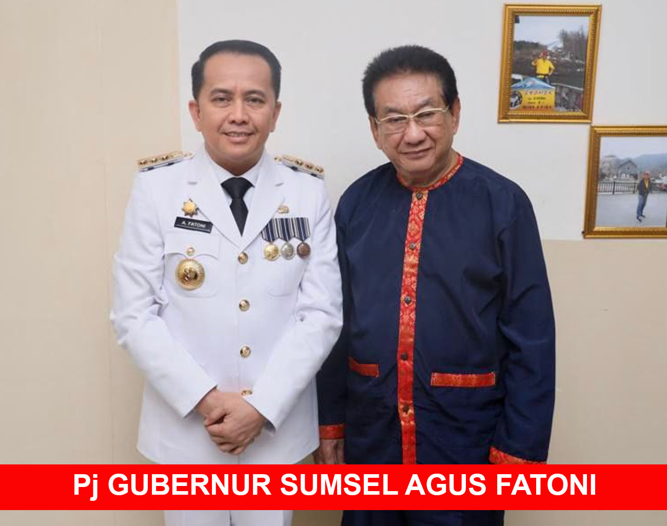 Aktor Senior Asal Palembang Anwar Fuady Puji Kemampuan Akting Pj Gubernur Sumsel Agus Fatoni