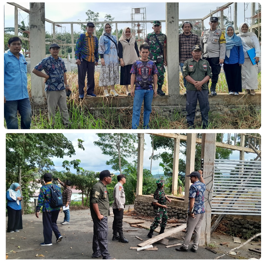 Tim Monev Kembali Melanjutkan  Monitoring Pembangunan Salah Satu Gedung Serbaguna Terbesar di Merapi barat