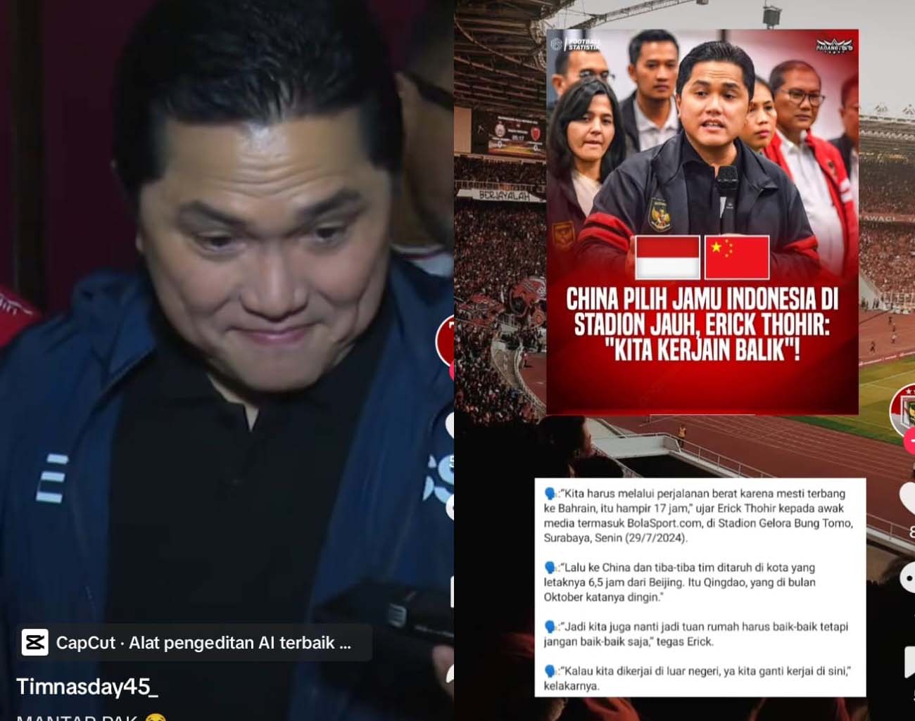 Erick Thohir Ungkap Kecurangan Sepak Bola, Negara Persulit Indonesia, Kualifikasi Piala Dunia 2026