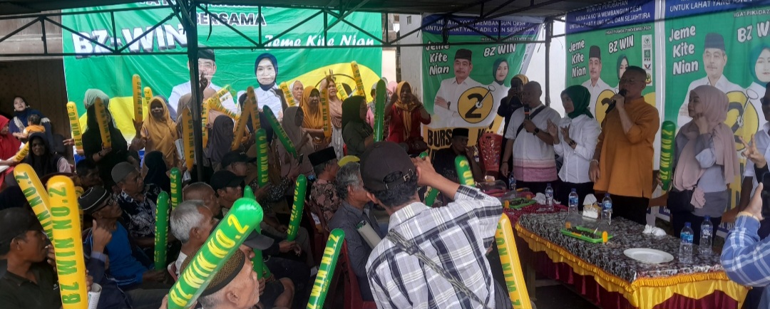 Warga Tanjung Sakti Yakin Bursah-Widia Mampu Bawa Perubahan Untuk Lahat Lebih Baik, Ini Harapannya