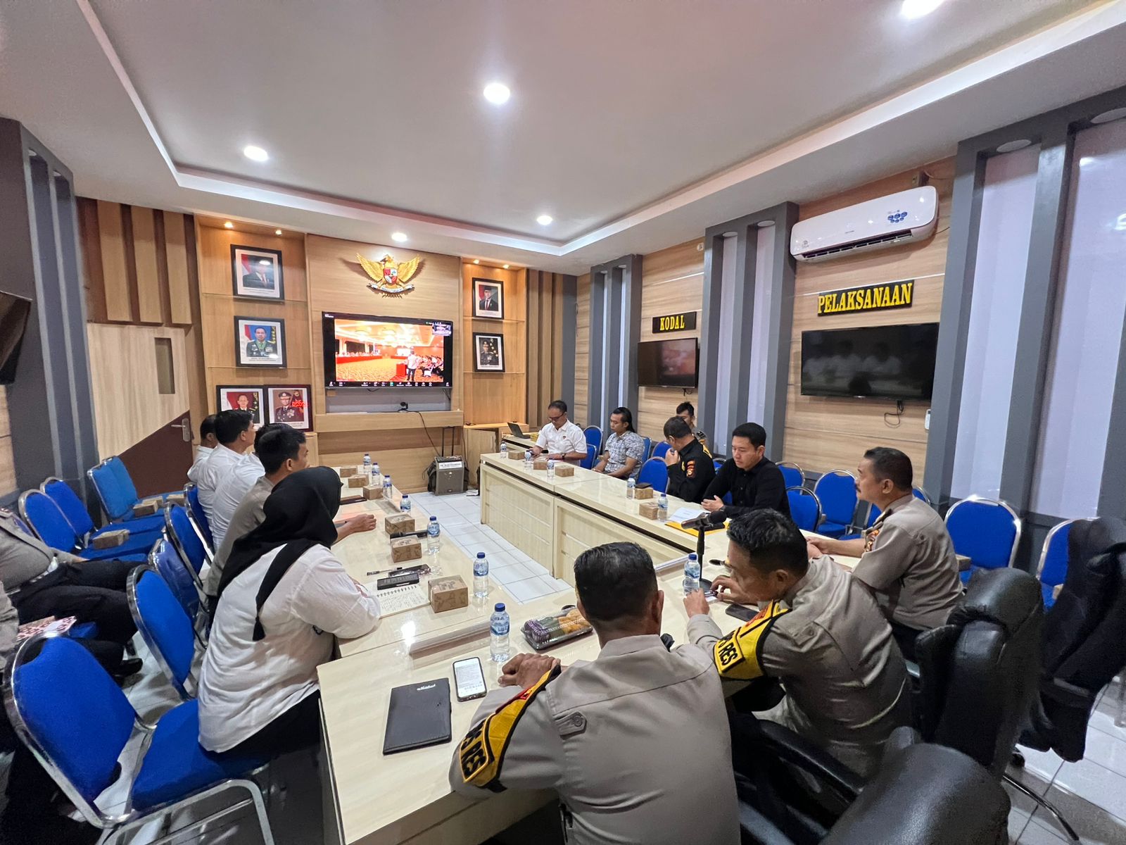 Polres Lahat Ikuti Lat Pra Ops Pekat Musi 2026 Polda Sumsel Melalui Zoom Meeting