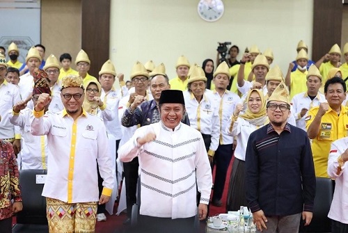 Herman Deru Gandeng LPM Perangi Kemiskinan Mulai dari Tingkat Pedesaan