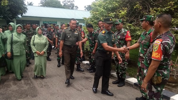 Gelar Pisah Sambut, ini Pesan Danramil Merapi yang Lama dan Danramil Merapi yang Baru 