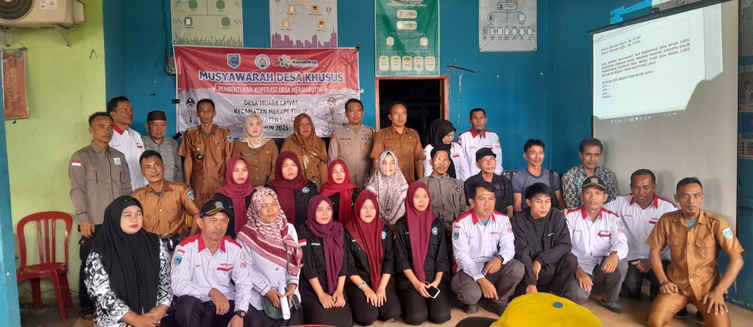 Kopdes Merah Putih Desa Muara Lawai Resmi Terbentuk, Berikut Nama-nama Pengurusnya
