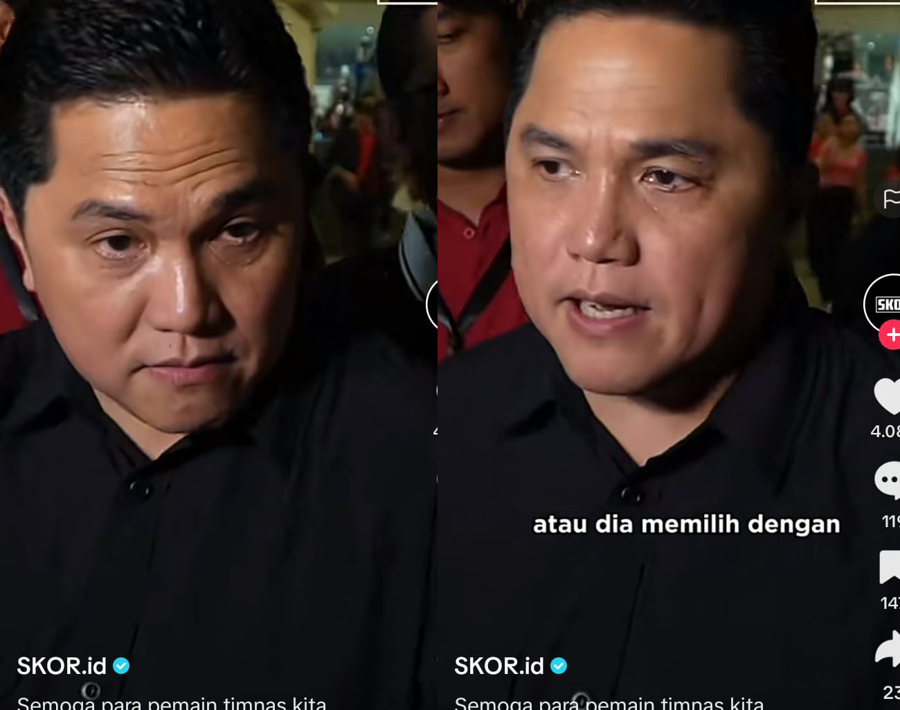 Pernyataan Tegas Ketua PSSI Erick Thohir, Pemain Timnas Indonesia, Irak vs Indonesia, Kualifikasi Piala Dunia