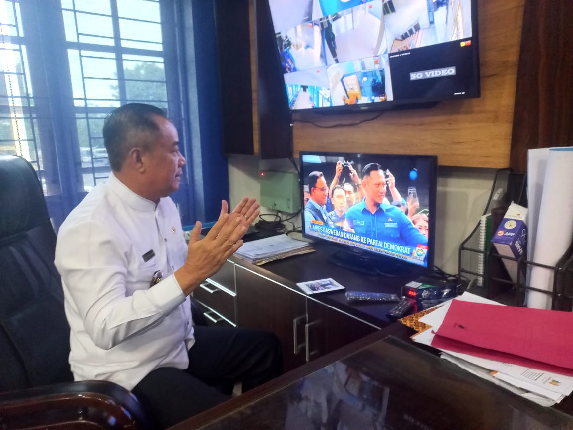 Ketua DPD Partai Demokrat Sumsel Cik Ujang, Sambut Gembira Kehadiran Anies di Kantor DPP Partai Demokrat