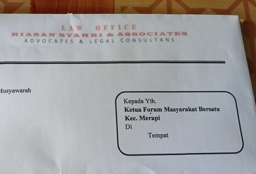 Kompensasi Uang Rp200 Juta dari PT SLR kepada Tiga Forum Dianggap Bentuk Pemaksaan