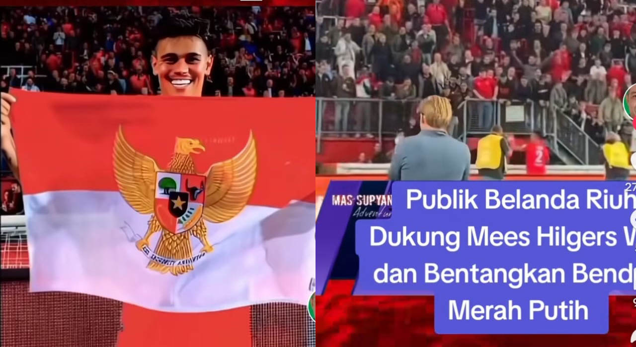 Merinding Ulah Mees Hilgers, Bentang Bendera Indonesia, Dukungan Belanda, Kualifikasi Piala Dunia 2026